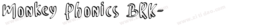 Monkey Phonics BRK字体转换